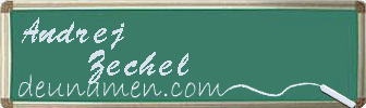 Andrej Zechel Visitenkarte